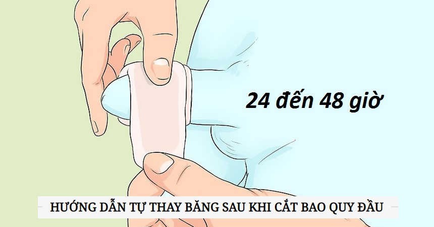 chăm sóc sau cắt bao quy đầu