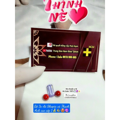 Cấy Bi Bộ 3v đá Thạch Anh cao cấp 